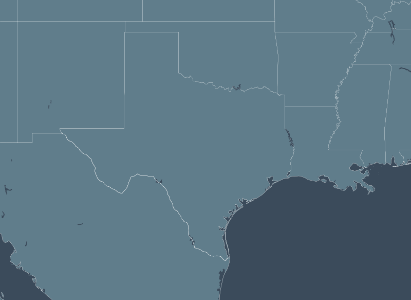 South-Central US region map