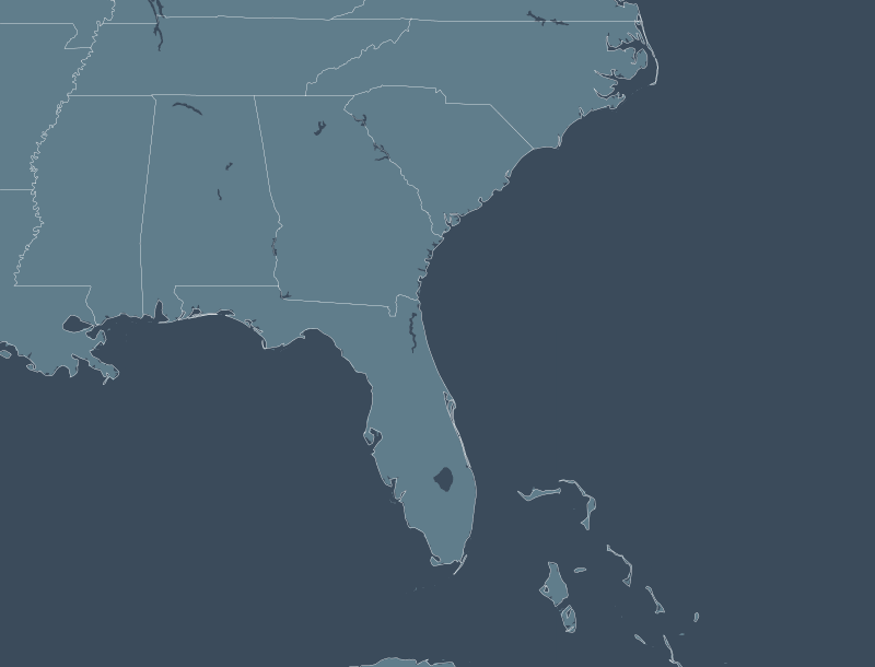 Southeast US region map