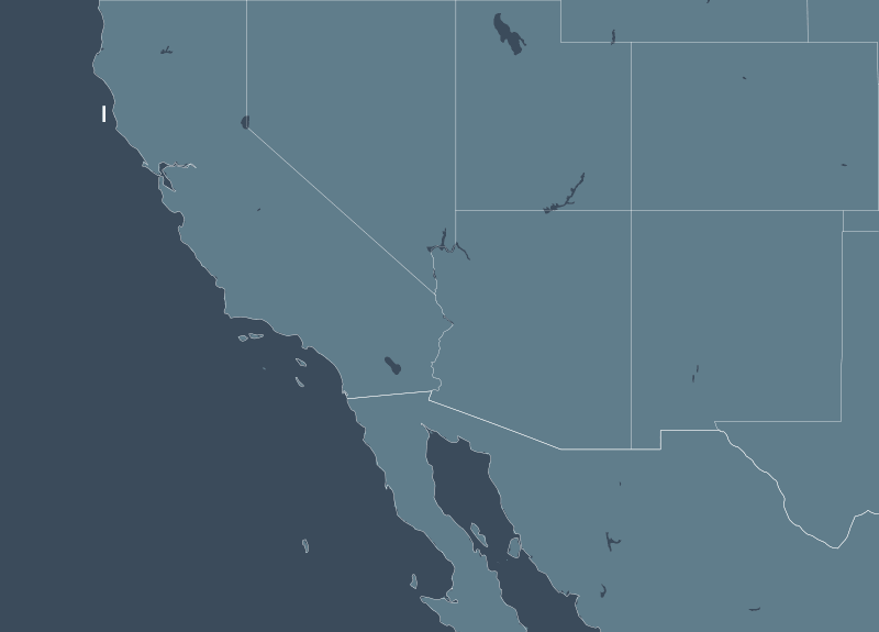 Southwest US region map